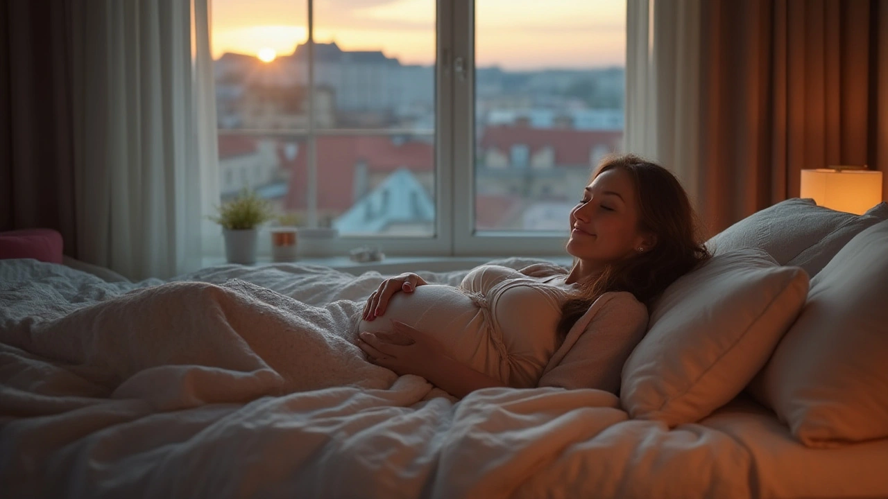 Na kterém boku spát v těhotenství: nejlepší poloha pro klidný spánek a zdravé miminko
