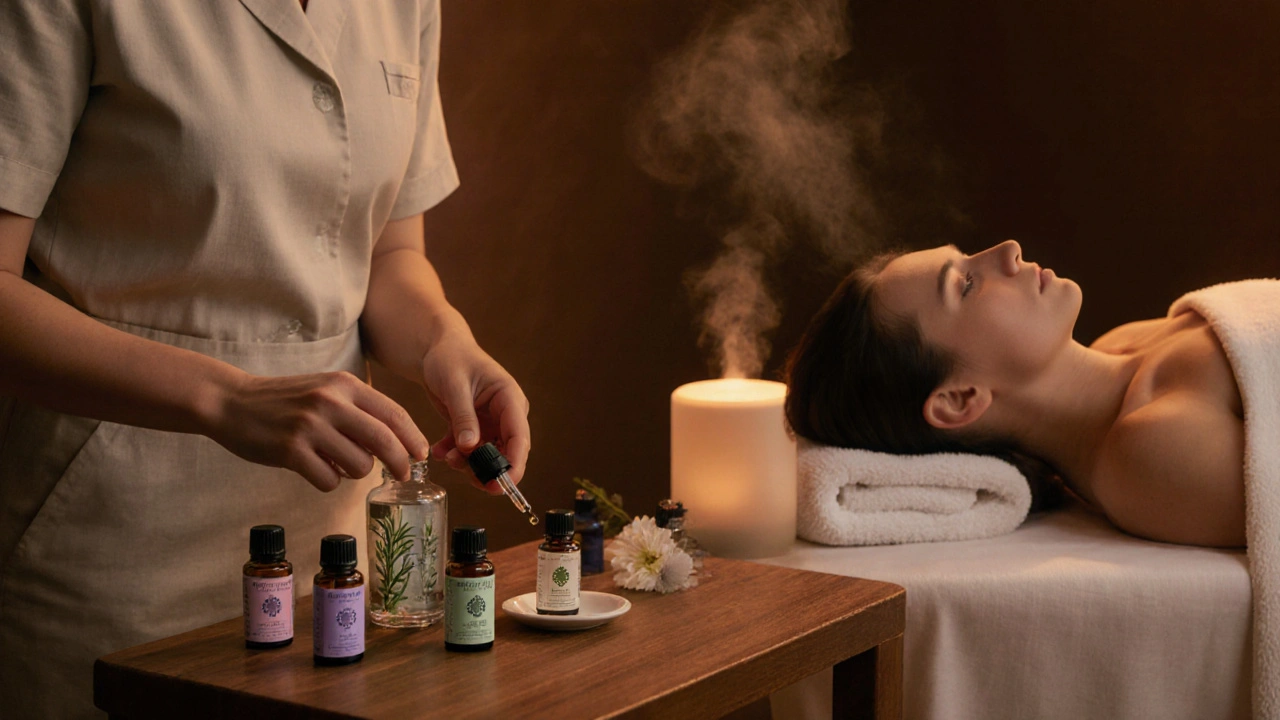 Aromaterapeutická masáž a její vliv na zdraví
