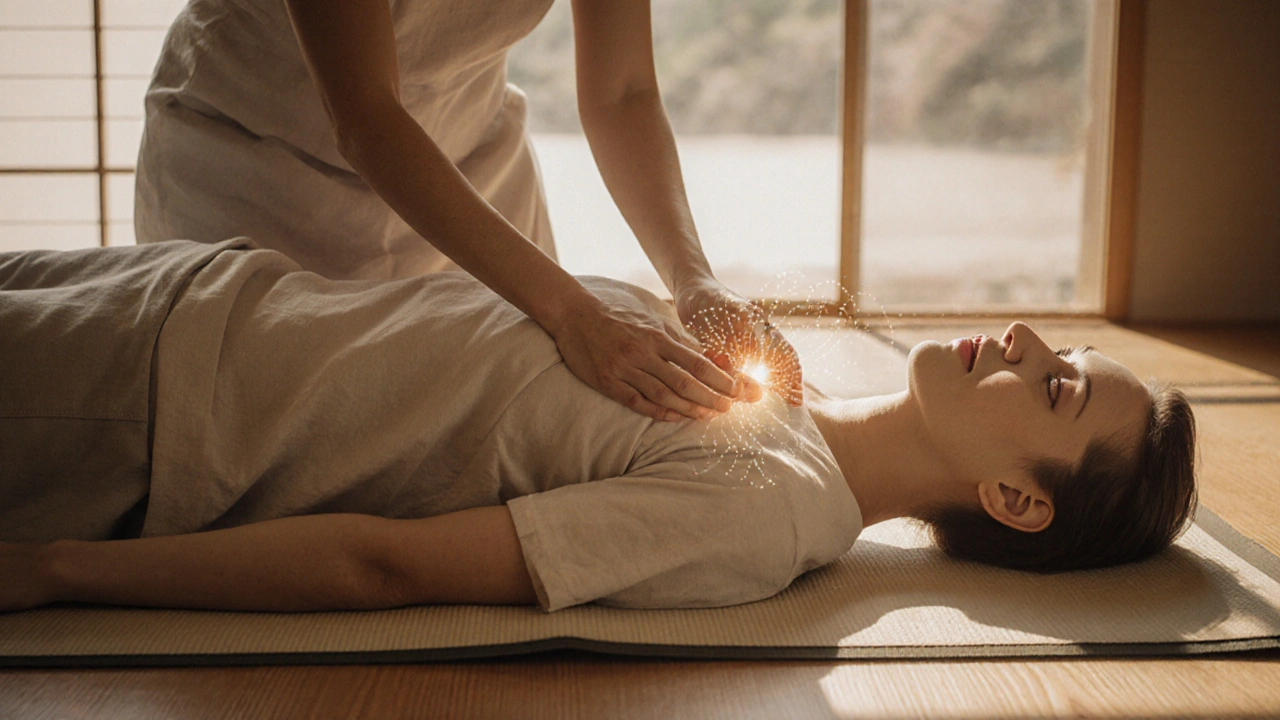 Shiatsu masáž pro zlepšení nálady a snížení úzkosti