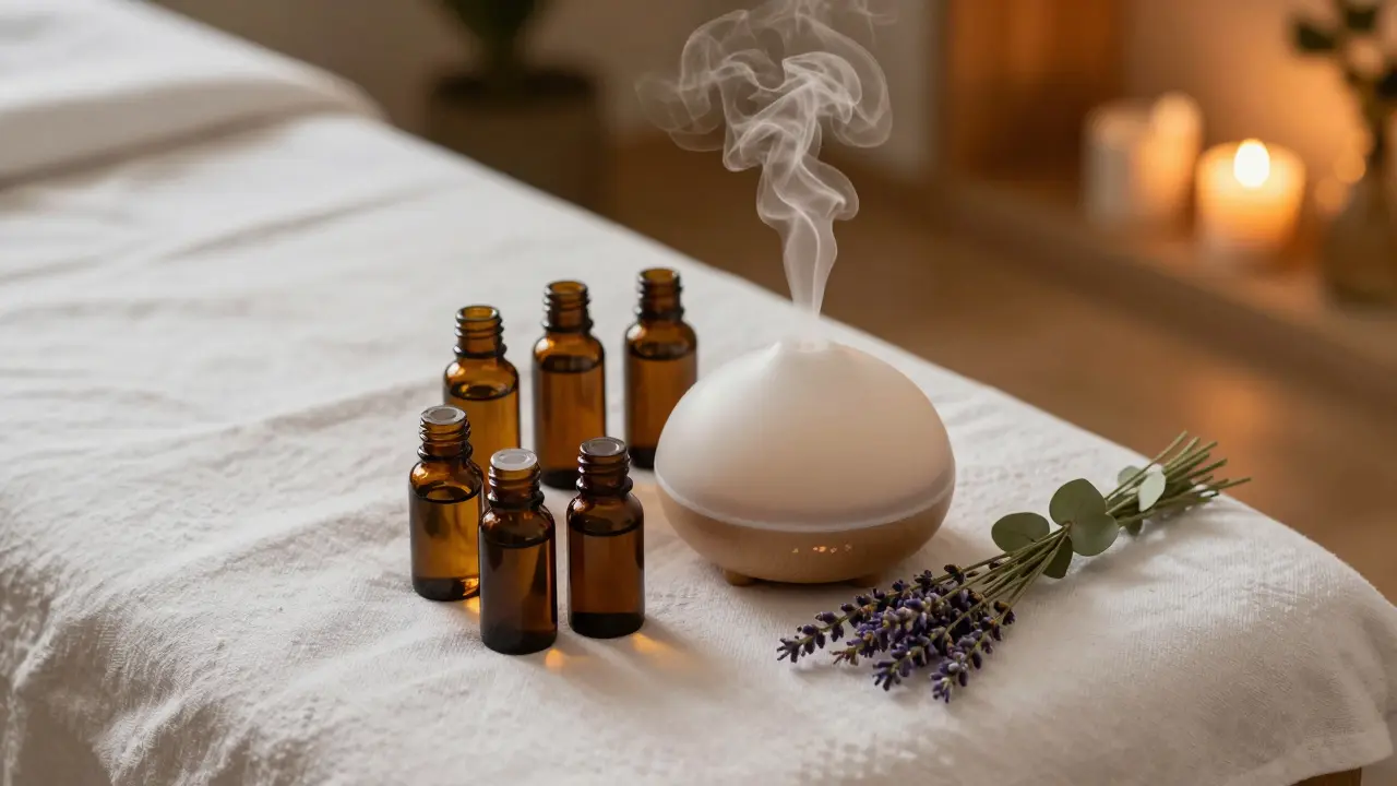 Aromaterapeutická masáž: Průvodce pro hluboké uvolnění a regeneraci